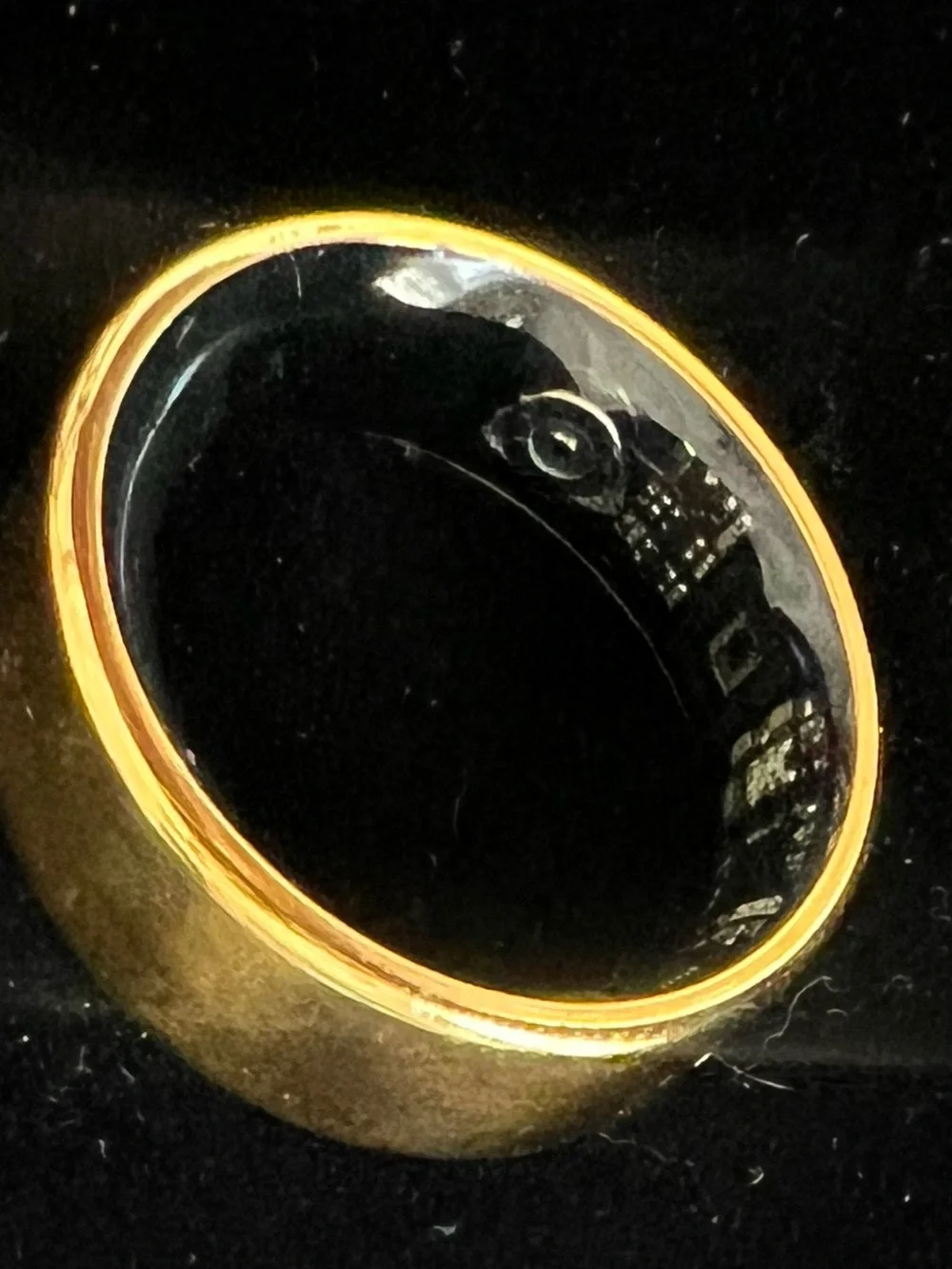 Oracle Gold Smart health tracker Ring with Charger | Size 10